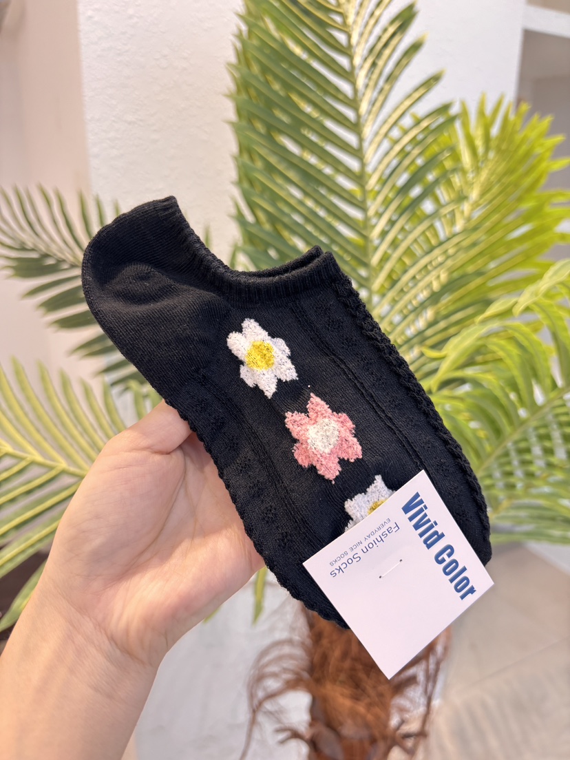 CACTUS-Q東大門代購女裝新款真品人氣推薦時尚26春夏襪子CACTUS十雙起/可混搭襪子圖色5