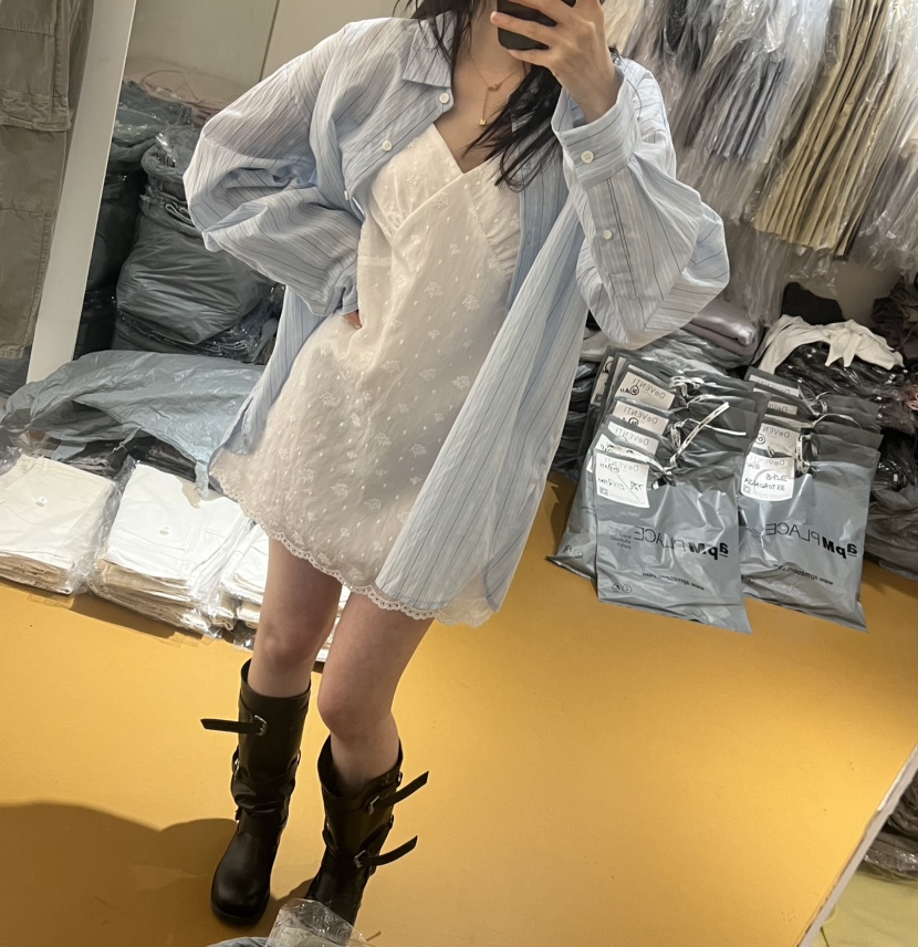 DE VENTI東大門實拍女士新品人氣時尚推薦職業休閑連衣裙DE VENTI連衣裙