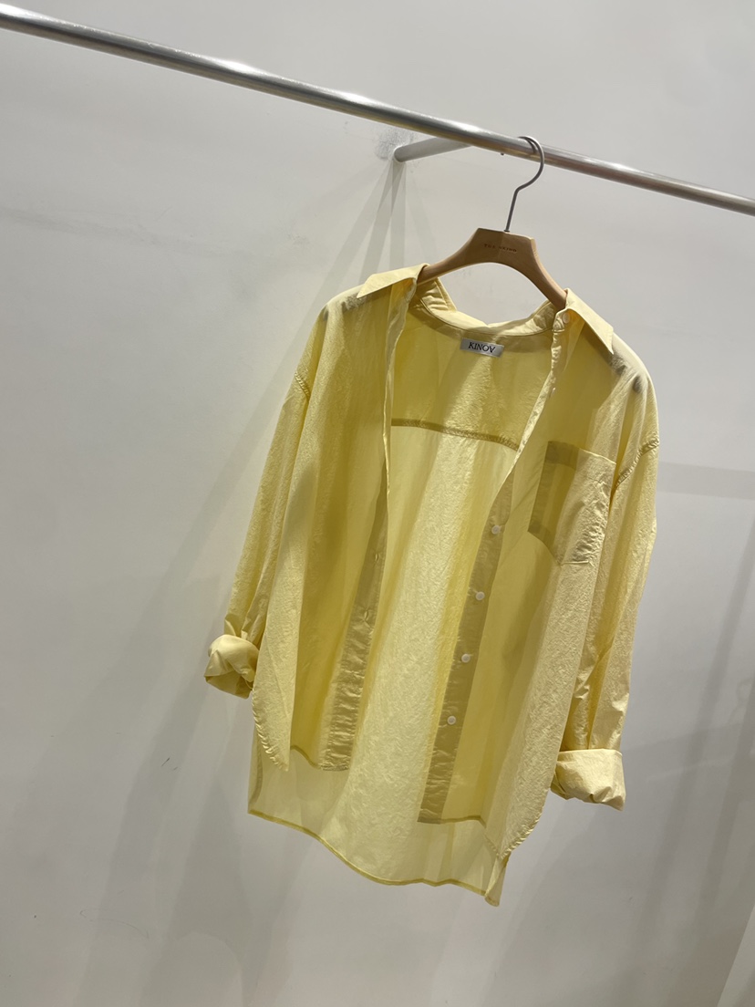 KINOA東大門直郵女裝新款推薦26春夏休閑真品時尚襯衫蕾絲衫KINOA襯衫/蕾絲衫圖色2