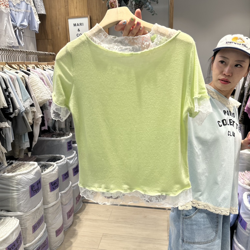 MARI CO東大門代購女士新品推薦熱賣時尚休閑職業人氣T恤MARI COT恤