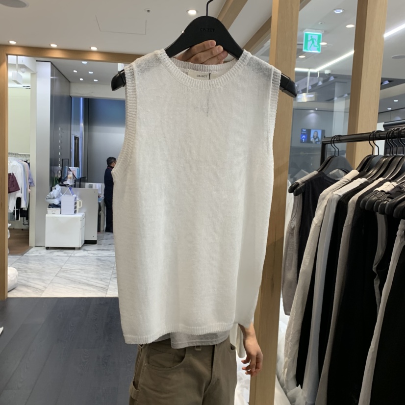 OBJECT東大門實拍女士新品時尚26春夏職業熱賣休閑吊帶背心OBJECT吊帶/背心圖色1