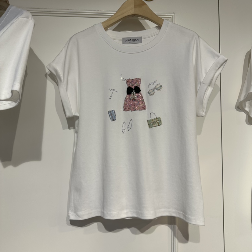 COCO HOLIC東大門代購女士新品熱賣人氣職業推薦真品T恤COCO HOLICT恤圖色1