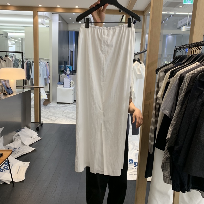 OBJECT韓國直郵女士新品26春夏真品時尚熱賣職業休閑長裙OBJECT長裙
