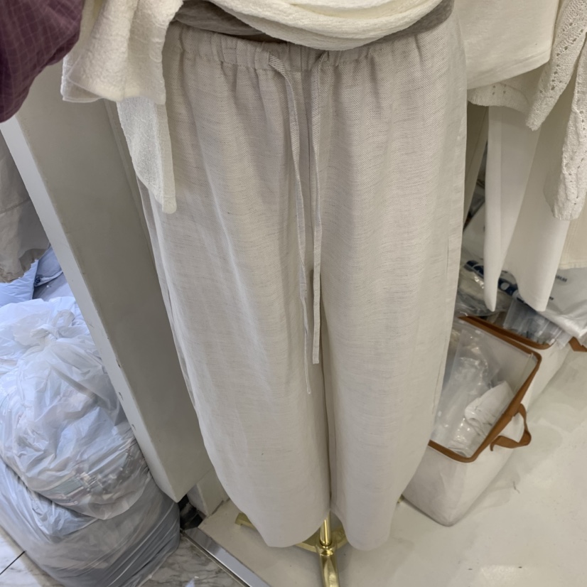 TAKE YOUE TIME東大門實拍女裝新款真品時尚休閑褲亞麻TAKE YOUE TIME休閑褲圖色1
