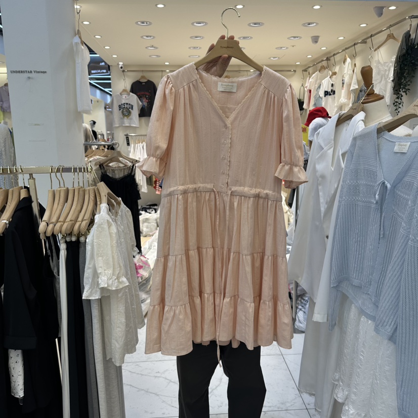 SYMPHONY韓國代購女士新品時尚職業推薦26春夏休閑連衣裙SYMPHONY連衣裙圖色2
