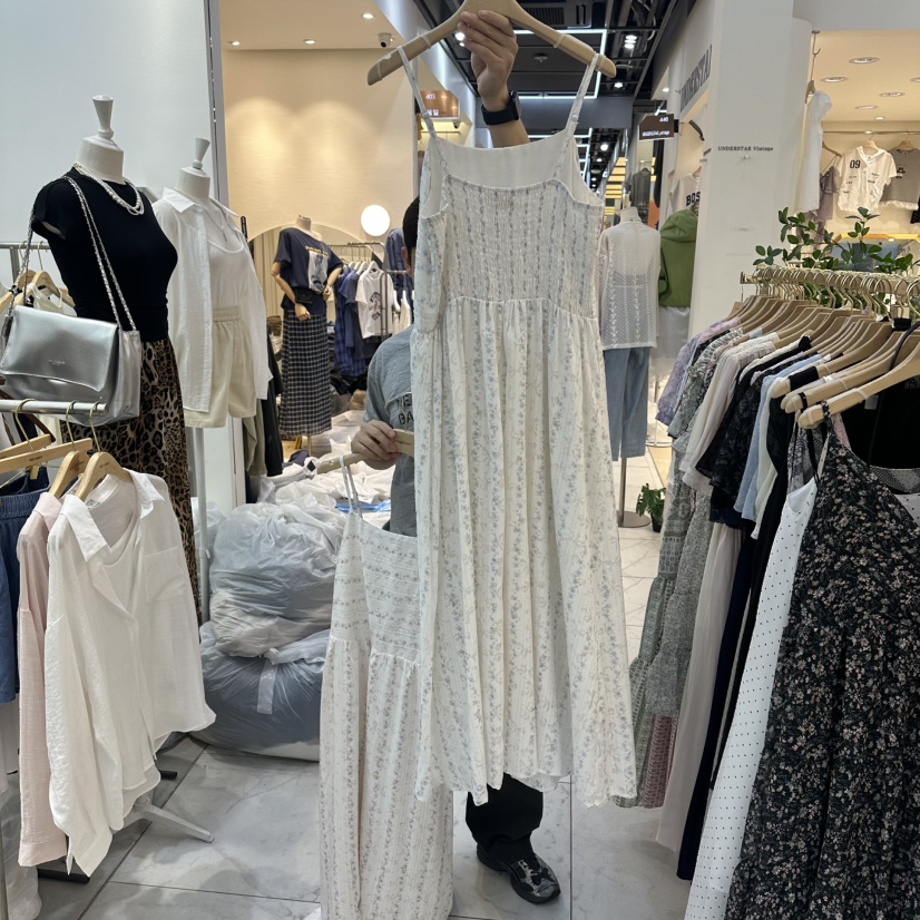 SYMPHONY韓國直郵女士新品真品休閑職業人氣推薦連衣裙花朵SYMPHONY連衣裙