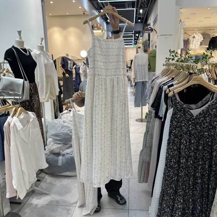 SYMPHONY韓國直郵女士新品真品休閑職業人氣推薦連衣裙花朵SYMPHONY連衣裙圖色2