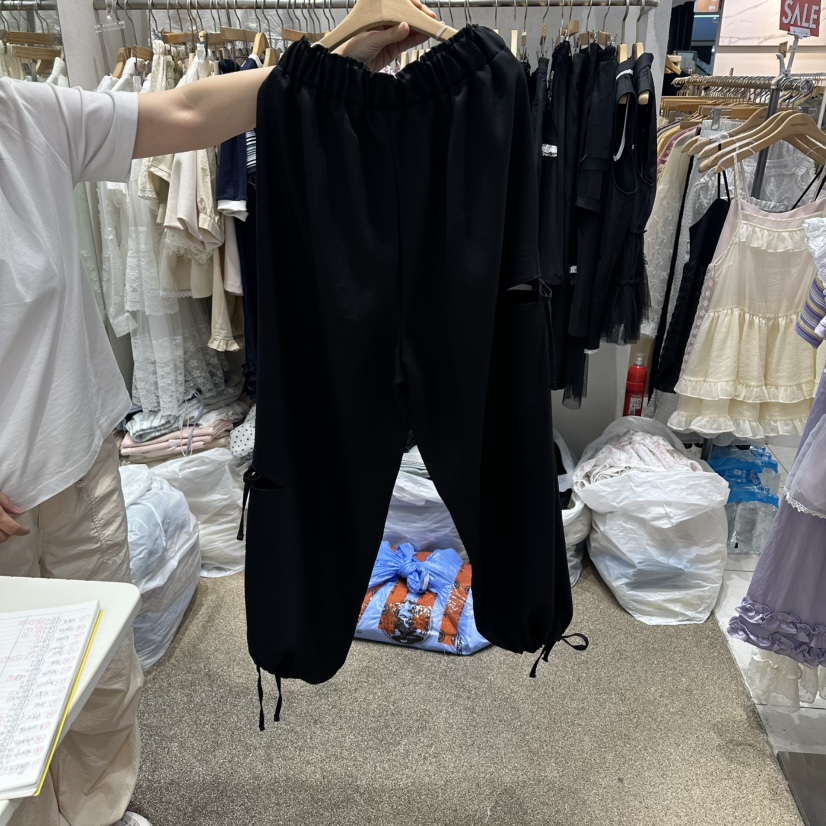 VIRUS東大門代購女士新品熱賣休閑時尚推薦真品休閑褲開衩VIRUS休閑褲