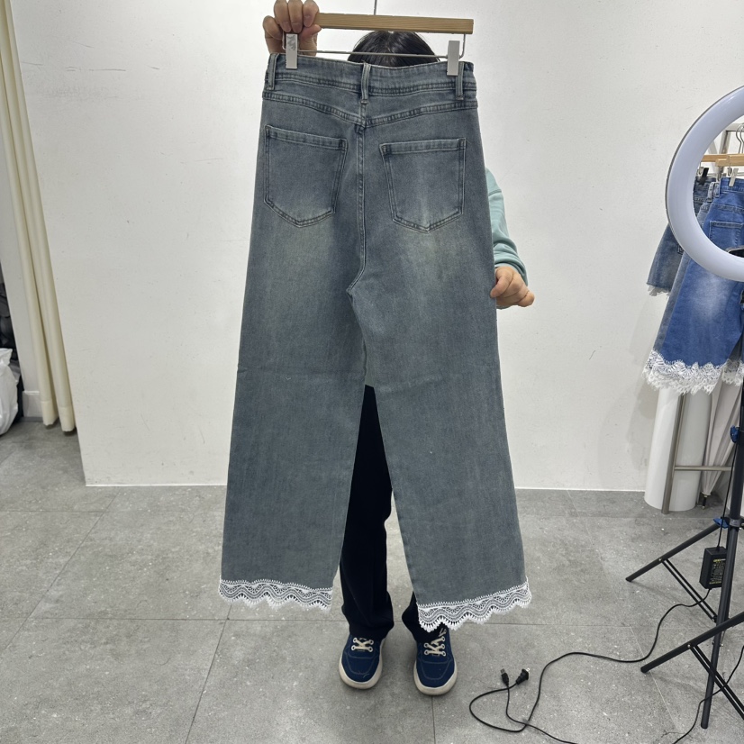 MS韓國直郵女士新款休閑26春夏人氣推薦熱賣時尚真品牛仔褲MS牛仔褲