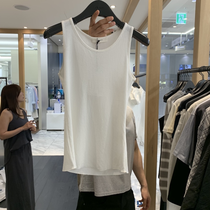 OBJECT東大門直郵女裝新品時尚推薦休閑26春夏熱賣吊帶背心OBJECT吊帶/背心圖色1