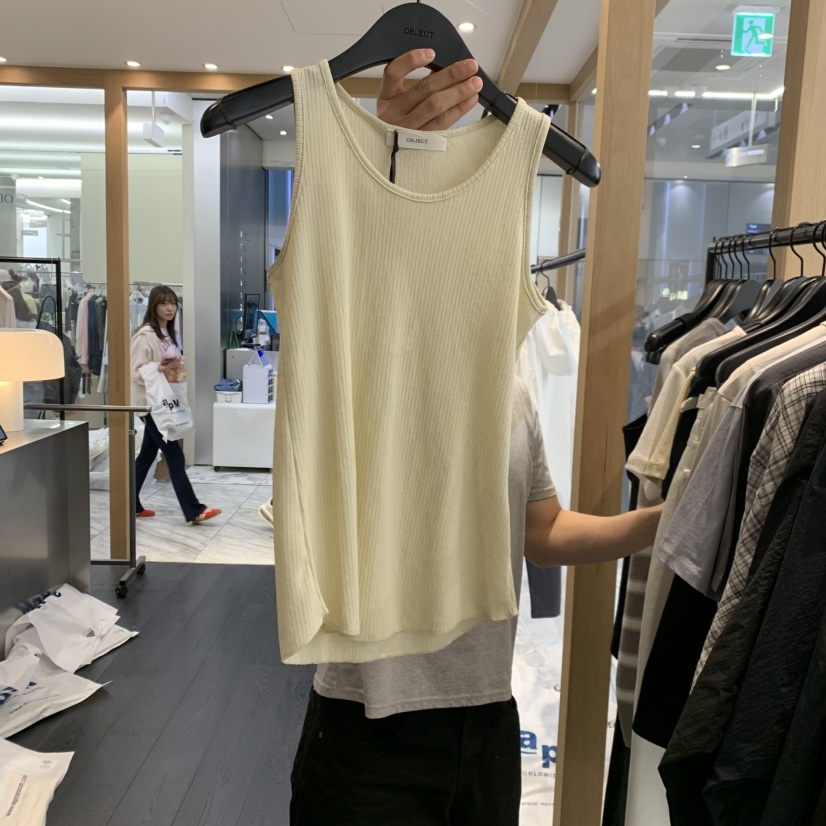 OBJECT東大門直郵女裝新品時尚推薦休閑26春夏熱賣吊帶背心OBJECT吊帶/背心圖色2