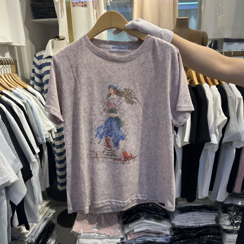 COCO HOLIC東大門實拍女士新品職業人氣時尚推薦26春夏T恤COCO HOLICT恤圖色3