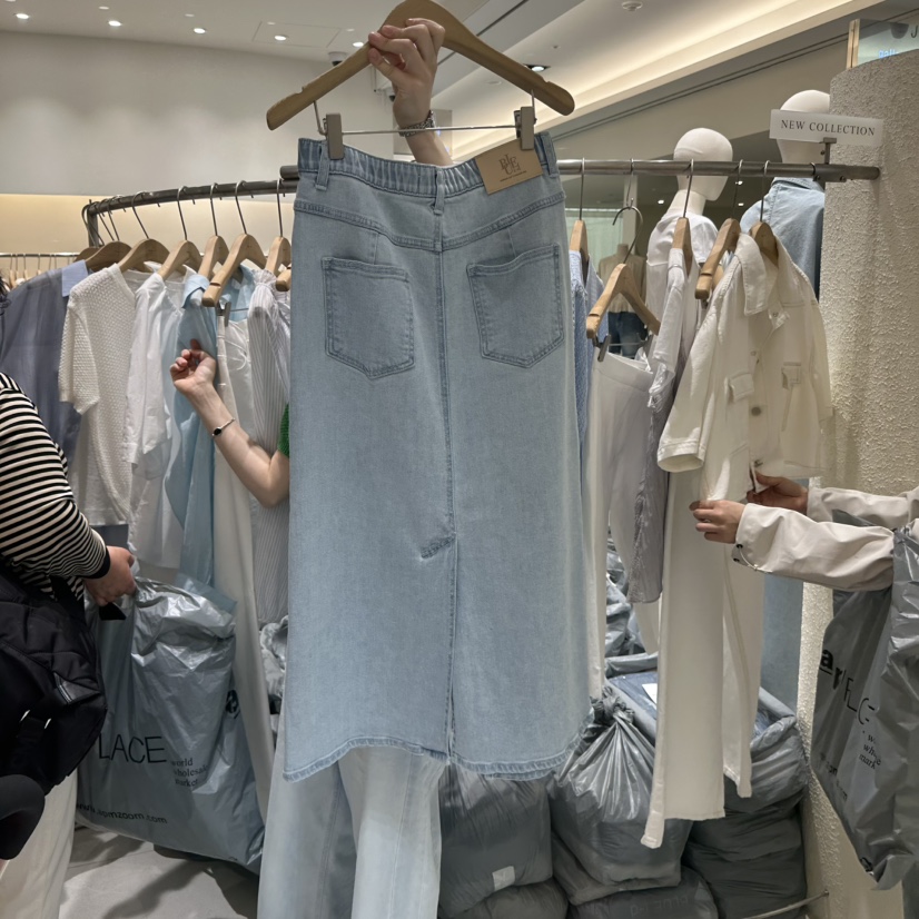BLUEI-D/N SHARP韓國代購女士新品人氣熱賣推薦26春夏長裙Blue i-d/N SHARP長裙