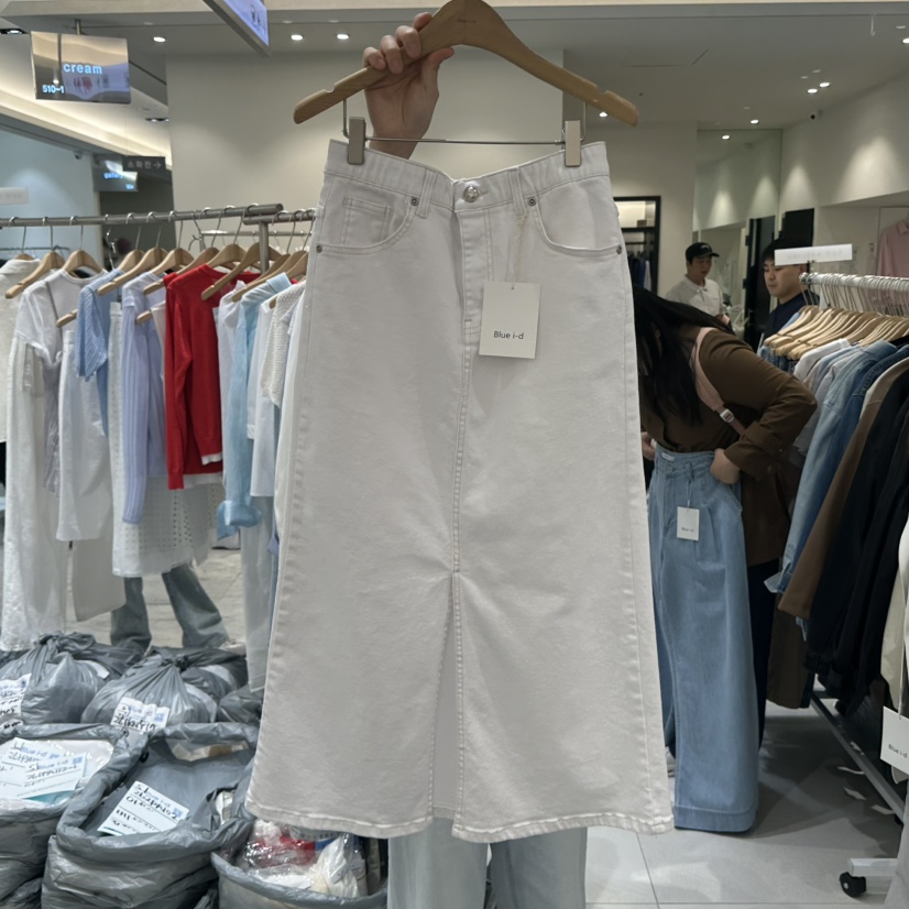 BLUEI-D/N SHARP韓國代購女士新品人氣熱賣推薦26春夏長裙Blue i-d/N SHARP長裙圖色2實際價格39000