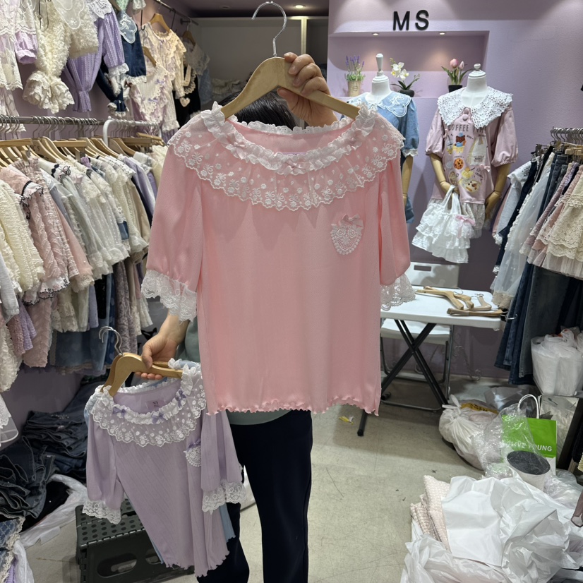 MS東大門實拍女裝新品推薦人氣熱賣時尚休閑真品職業26春夏T恤MST恤圖色1