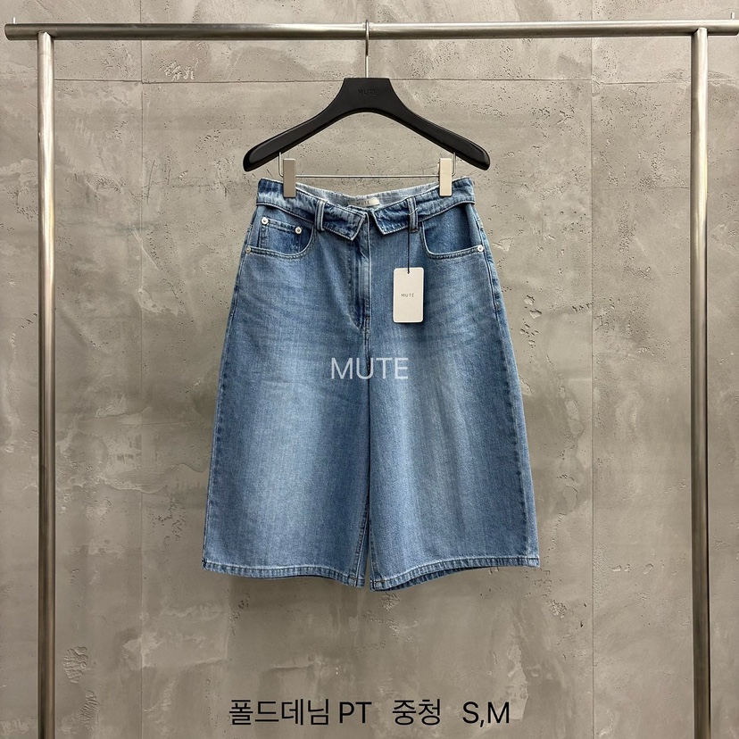 MUTE-P東大門代購女士新款時尚26春夏真品熱賣職業人氣短褲MUTE短褲圖色2