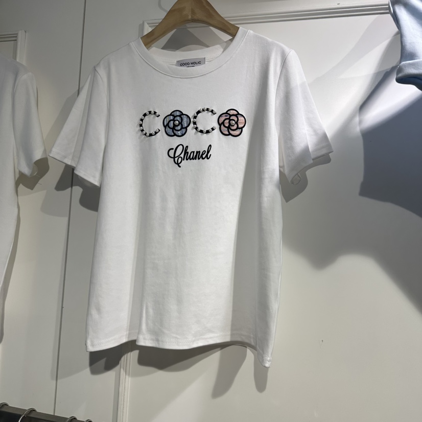COCO HOLIC東大門直郵女士新品時尚真品休閑職業推薦T恤COCO HOLICT恤圖色1