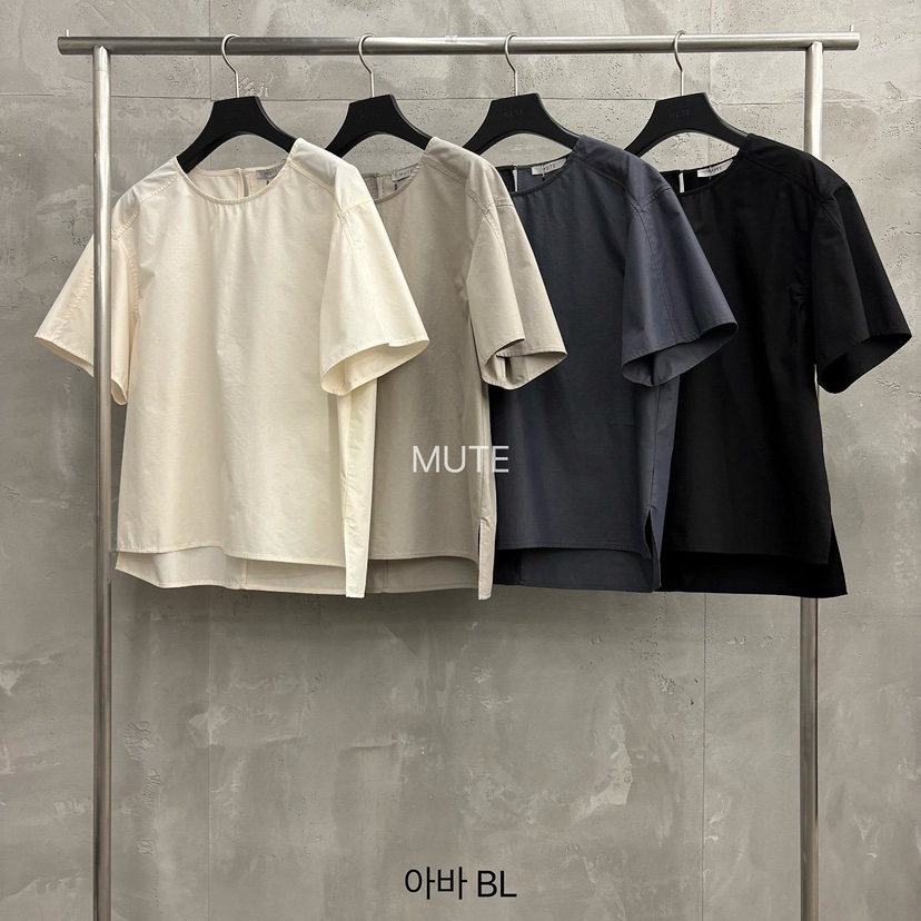 MUTE-P東大門直郵女士新款時尚人氣真品休閑職業襯衫蕾絲衫MUTE襯衫/蕾絲衫