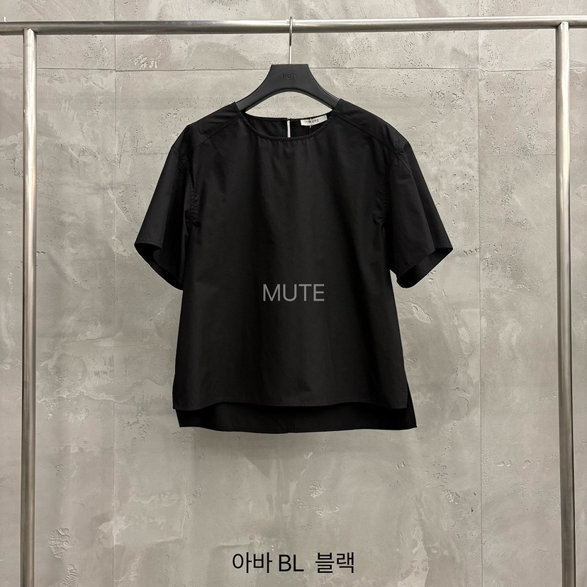 MUTE-P東大門直郵女士新款時尚人氣真品休閑職業襯衫蕾絲衫MUTE襯衫/蕾絲衫圖色4黑色