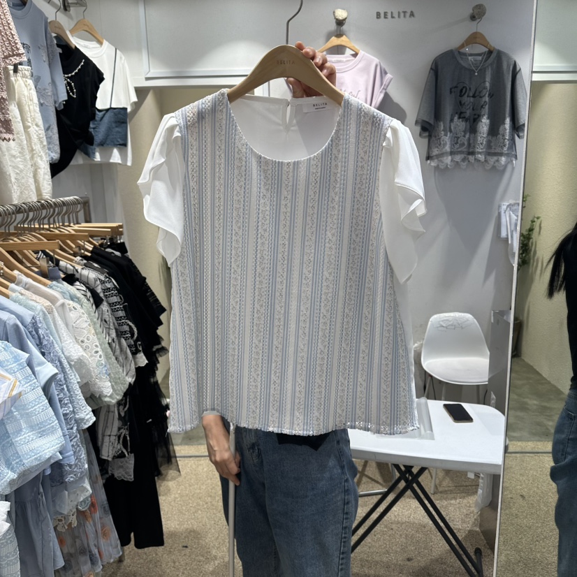 BELITA韓國代購女裝新品熱賣職業真品人氣推薦襯衫蕾絲衫BELITA襯衫/蕾絲衫圖色2