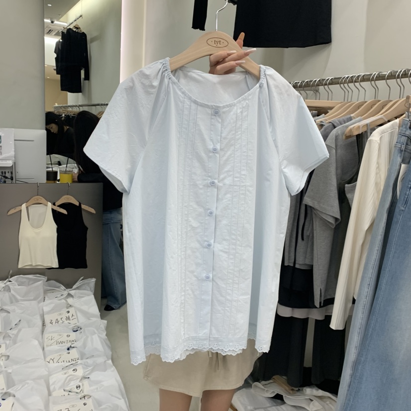 TAKE YOUE TIME韓國直郵女裝新品真品休閑職業襯衫蕾絲衫TAKE YOUE TIME襯衫/蕾絲衫圖色2