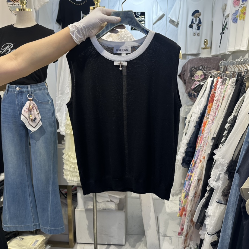 COCO HOLIC韓國代購女裝新品真品職業人氣26春夏熱賣T恤COCO HOLICT恤圖色2
