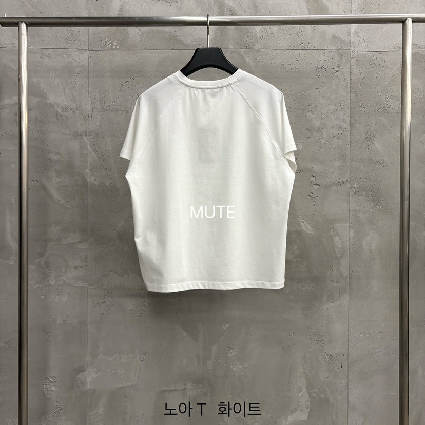MUTE-P東大門直郵女士新款時尚推薦職業真品人氣26春夏T恤MUTET恤