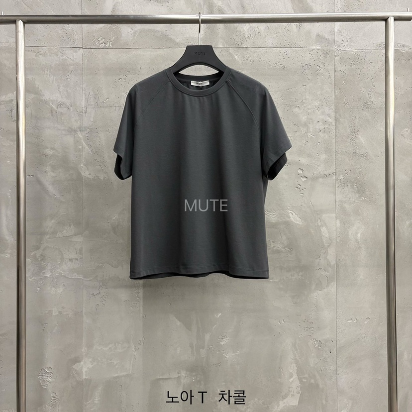 MUTE-P東大門直郵女士新款時尚推薦職業真品人氣26春夏T恤MUTET恤圖色2墨色