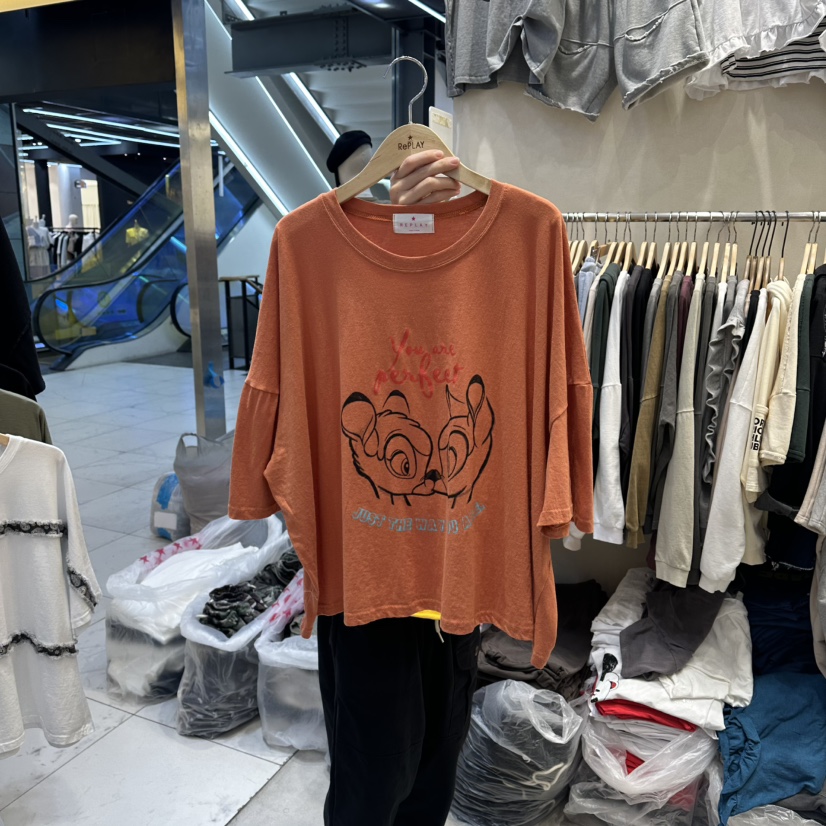 REPLAY東大門實拍女士新品推薦休閑熱賣人氣時尚26春夏T恤REPLAYT恤圖色1