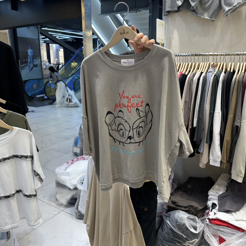 REPLAY東大門實拍女士新品推薦休閑熱賣人氣時尚26春夏T恤REPLAYT恤圖色4