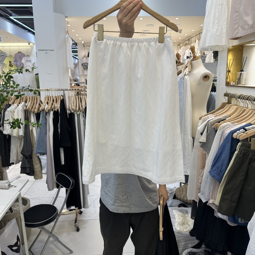 SYMPHONY東大門實拍女裝新品26春夏時尚半身裙中短裙絲帶SYMPHONY半身裙/中短裙