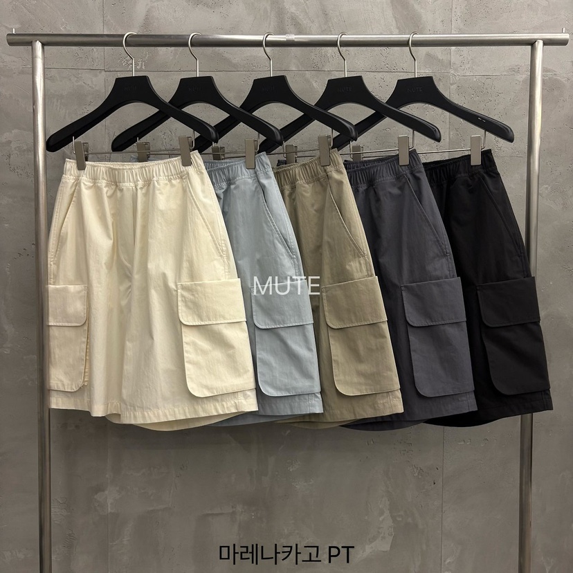 MUTE-P韓國直郵女裝新款熱賣26春夏時尚休閑職業推薦短褲MUTE短褲