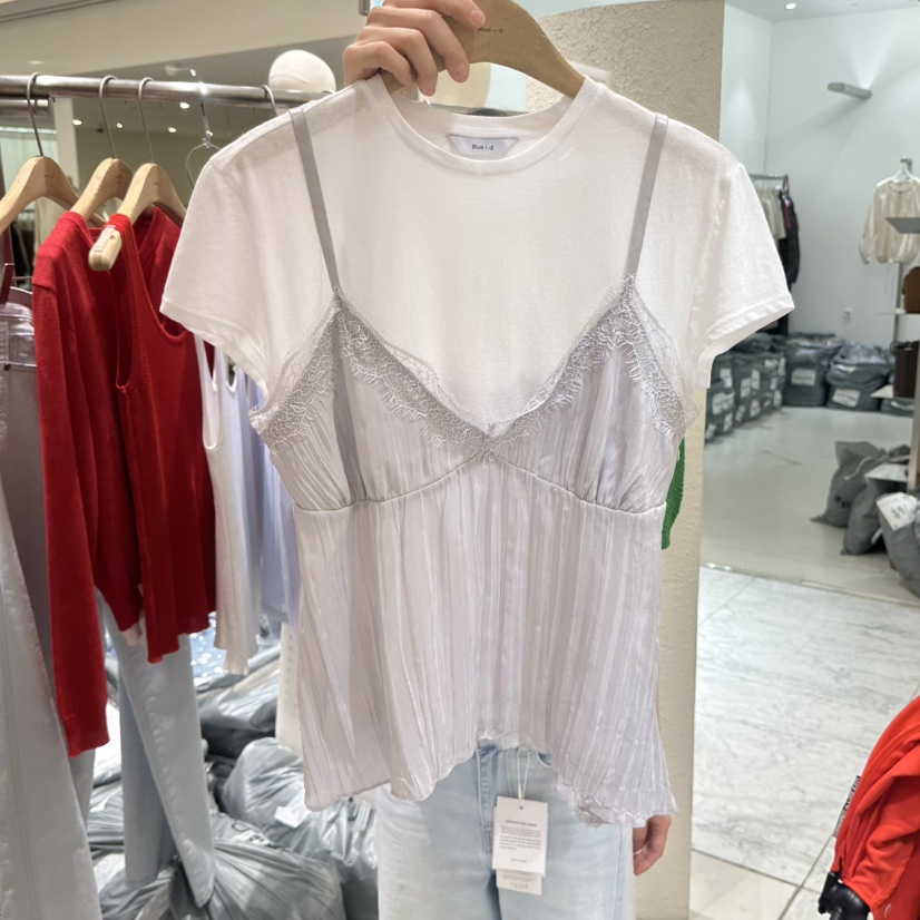 BLUEI-D/N SHARP東大門實拍女裝新品真品吊帶背心不含內搭Blue i-d/N SHARP吊帶/背心圖色2