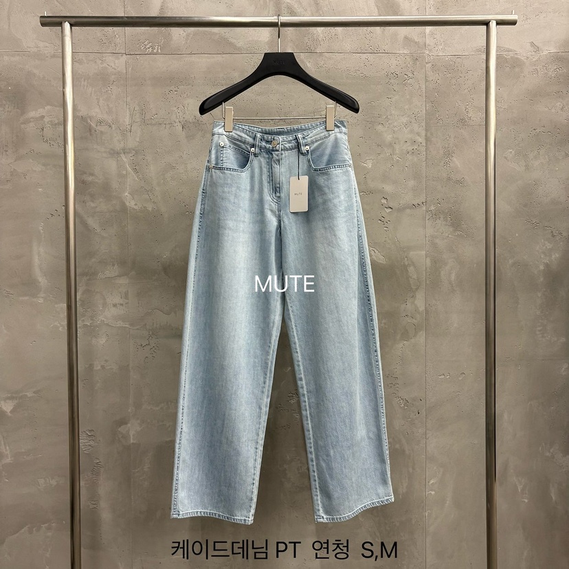 MUTE-P東大門代購女士新品休閑職業人氣推薦熱賣時尚牛仔褲MUTE牛仔褲圖色1
