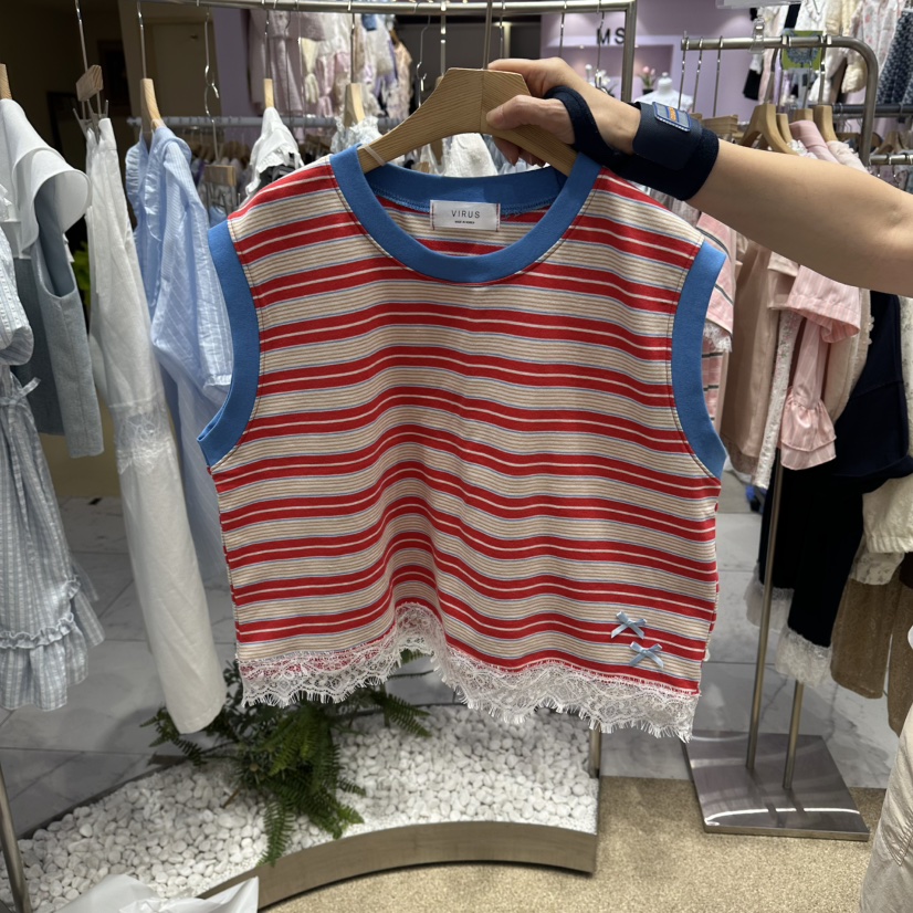 VIRUS東大門實拍女士新款職業真品26春夏推薦休閑吊帶背心VIRUS吊帶/背心圖色1