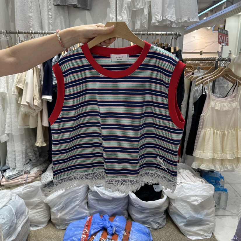 VIRUS東大門實拍女士新款職業真品26春夏推薦休閑吊帶背心VIRUS吊帶/背心圖色2