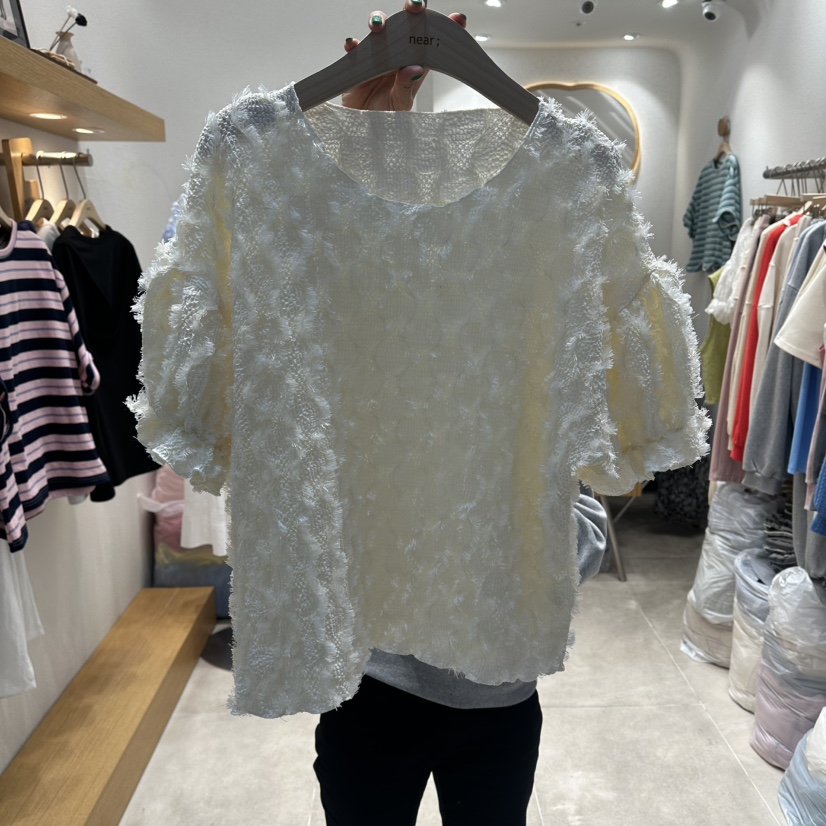 NEAR韓國代購女士新品26春夏熱賣休閑真品人氣襯衫蕾絲衫NEAR襯衫/蕾絲衫圖色2