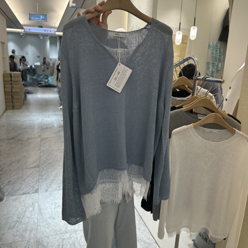 BLUEI-D/N SHARP韓國代購女士新款休閑職業推薦針織衫Blue i-d/N SHARP針織衫圖色4