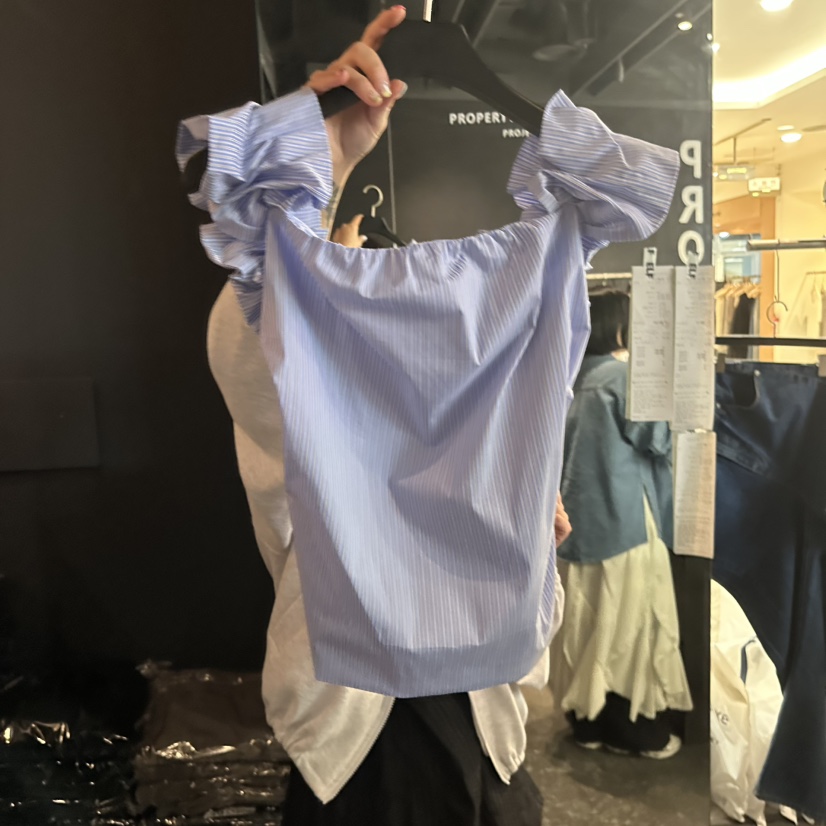 ELF-L東大門實拍女士新品人氣時尚真品26春夏襯衫蕾絲衫PROJECT ELF/ELF-L襯衫/蕾絲衫圖色2