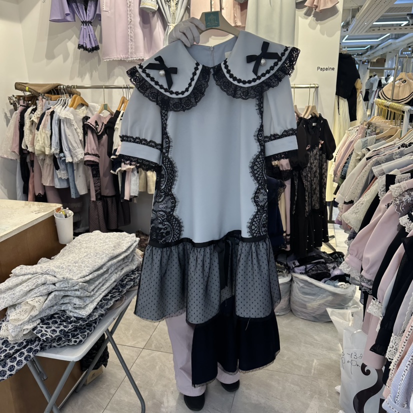 PAPA東大門直郵女士新款熱賣推薦26春夏人氣時尚休閑連衣裙Papaine/HALMADE連衣裙圖色2