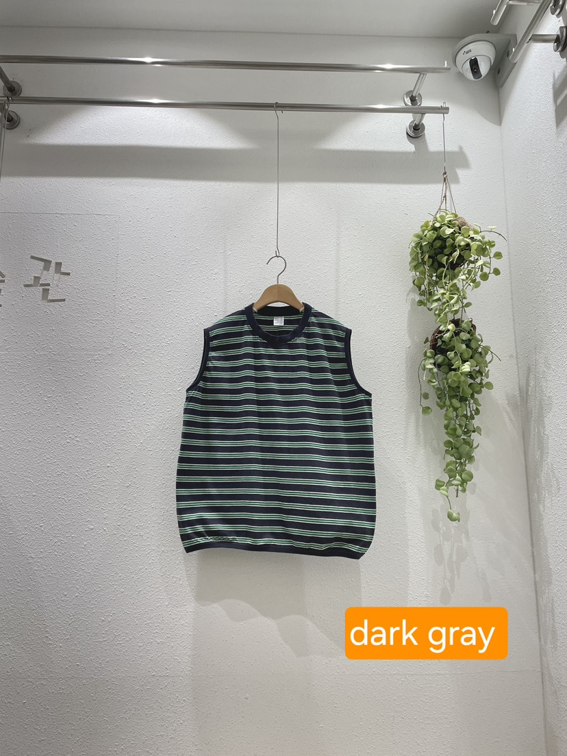 GALLERY-A韓國直郵女裝新品時尚真品人氣休閑吊帶背心條紋GALLERY吊帶/背心圖色4