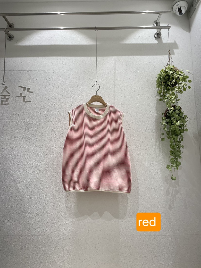 GALLERY-A韓國直郵女裝新款推薦熱賣26春夏吊帶背心條紋GALLERY吊帶/背心圖色1