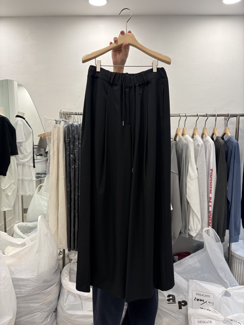 DELICATE韓國直郵女士新品26春夏休閑人氣職業推薦休閑褲DELICATE休閑褲圖色3黑色