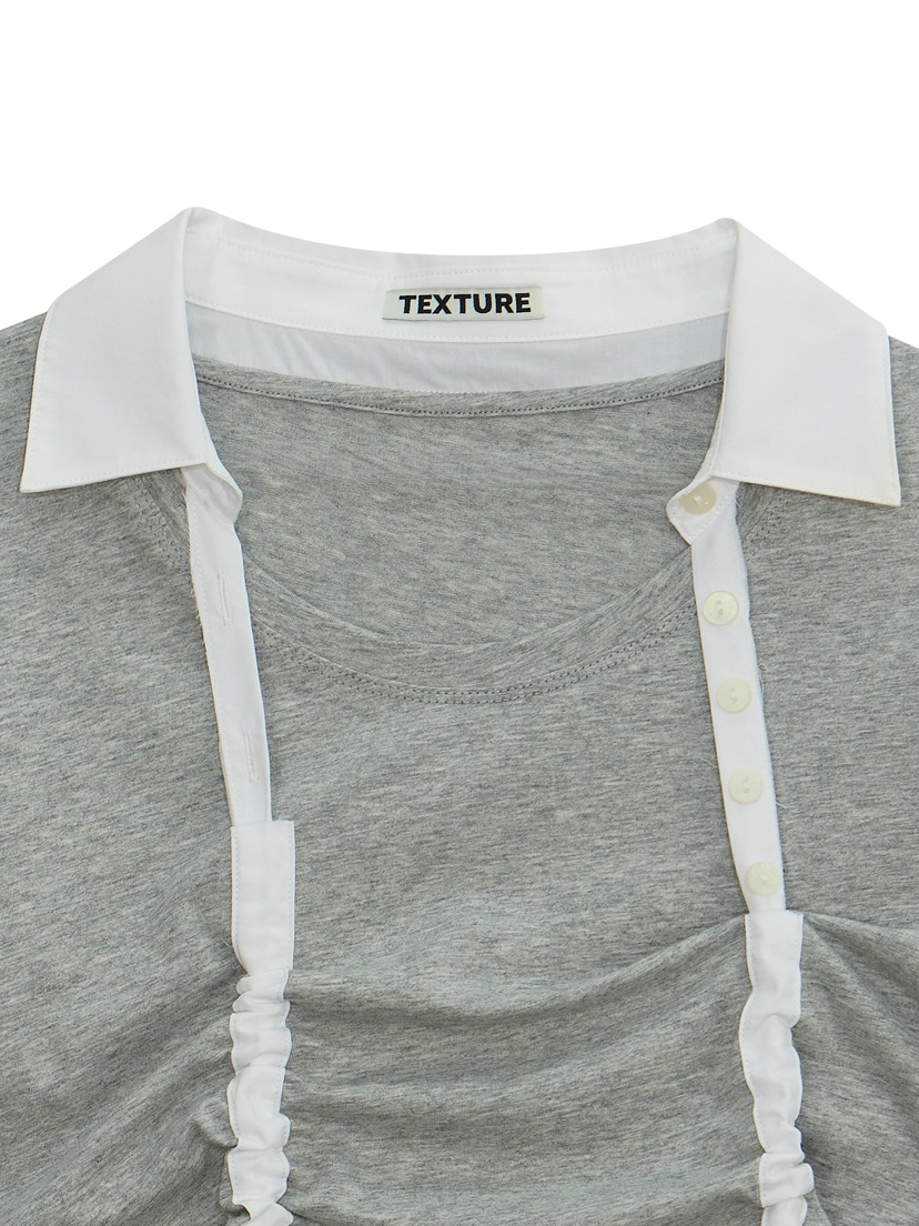 TEXTURE韓國直郵女裝新品時尚熱賣推薦職業人氣休閑真品T恤TEXTURET恤