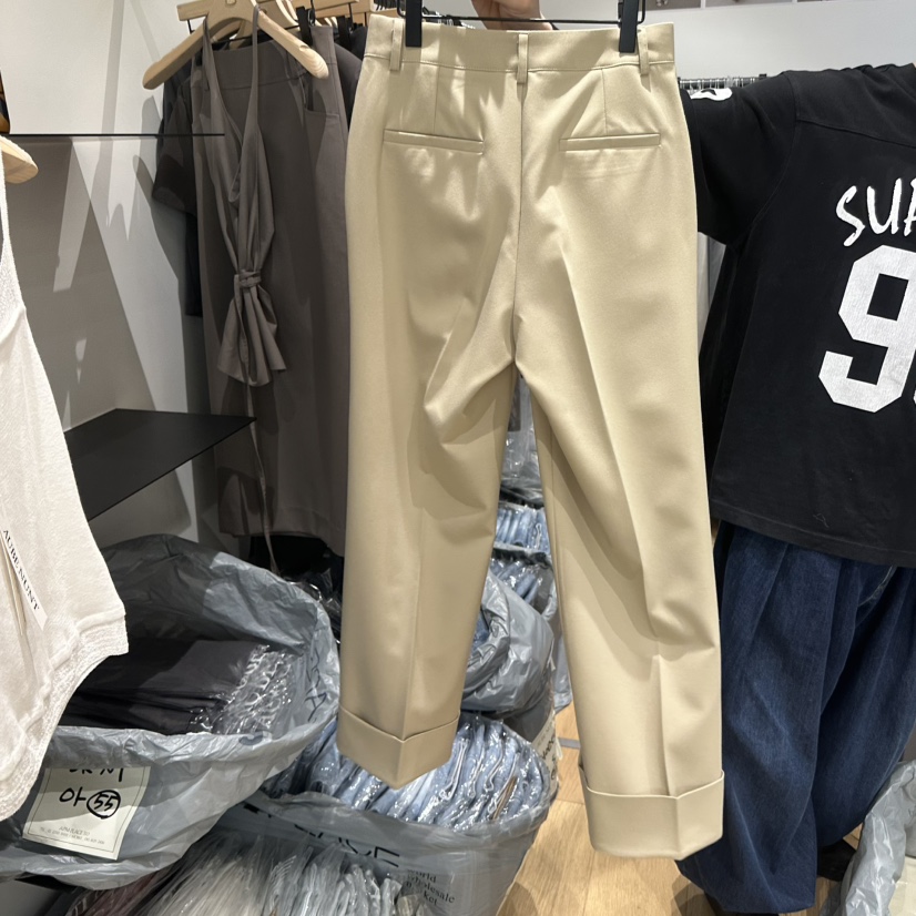 aube nunt韓國代購女士新品職業真品休閑人氣26春夏休閑褲aube nunt休閑褲