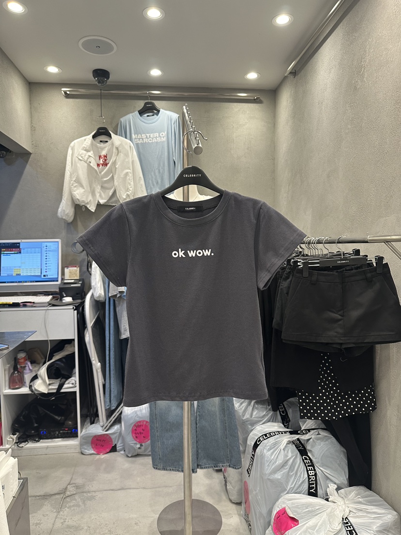 CELEBRITY-A韓國直郵女士新品休閑推薦人氣熱賣職業26春夏T恤CELEBRITY-AT恤圖色3