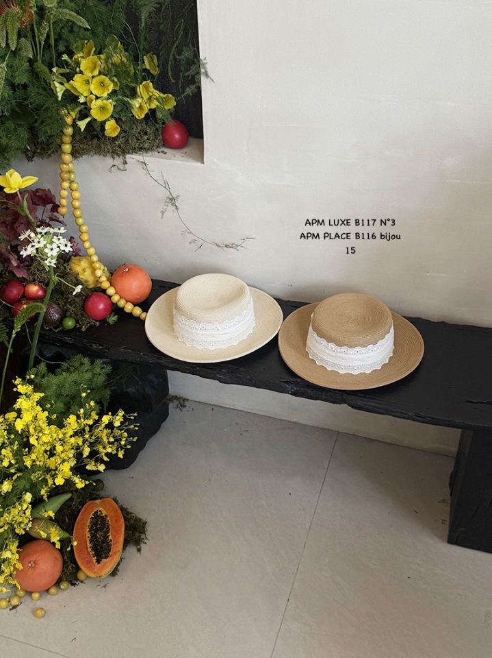 N3東大門實拍女裝新品推薦休閑時尚真品熱賣帽子蕾絲絲帶N3帽子