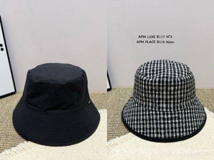 N3韓國直郵女裝新品人氣休閑職業熱賣帽子漁夫帽格紋雙面N3帽子
