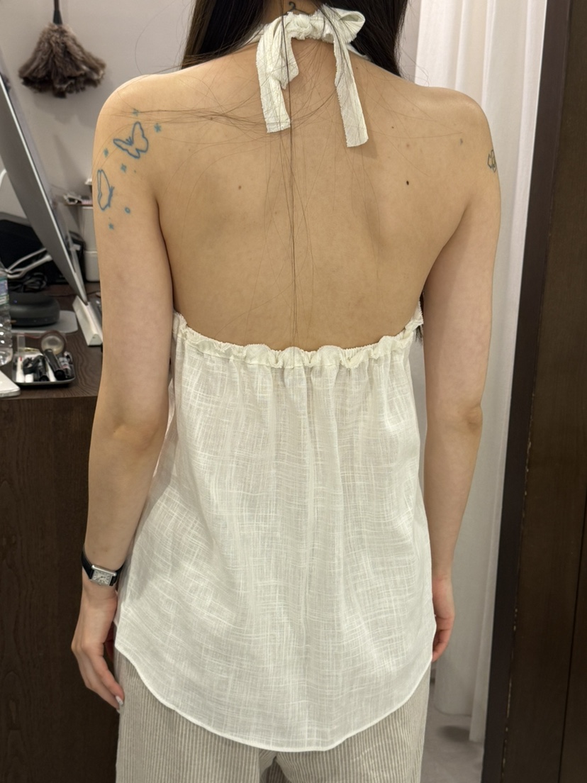 LEGACY東大門代購女士新品真品26春夏人氣吊帶背心褶裥亞麻LEGACY吊帶/背心