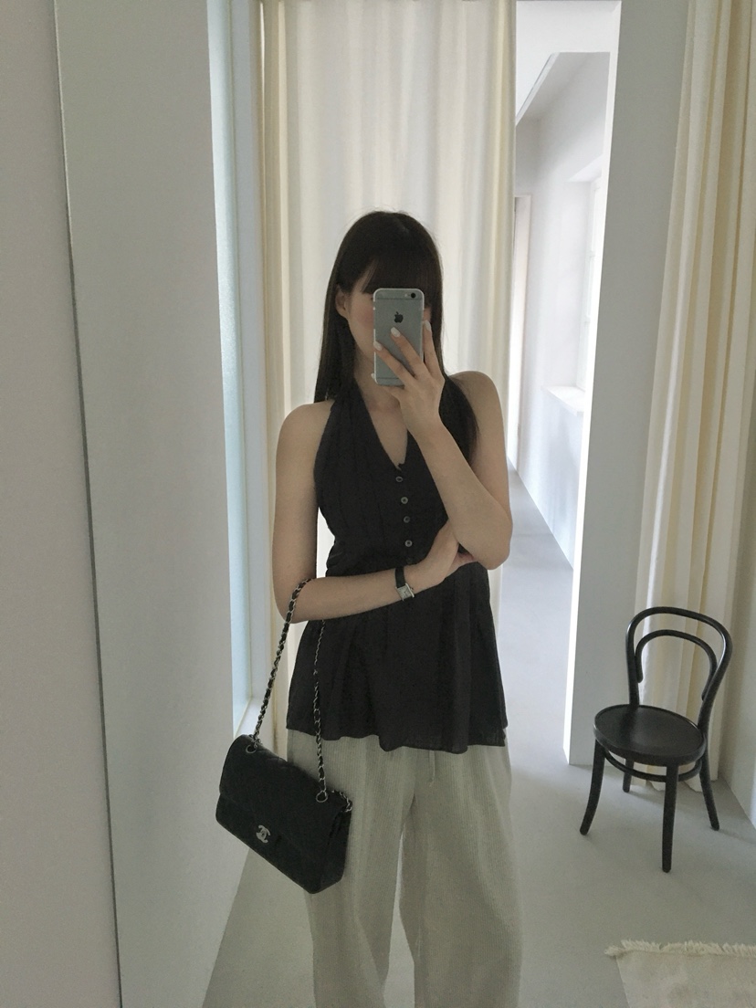 LEGACY東大門代購女士新品真品26春夏人氣吊帶背心褶裥亞麻LEGACY吊帶/背心